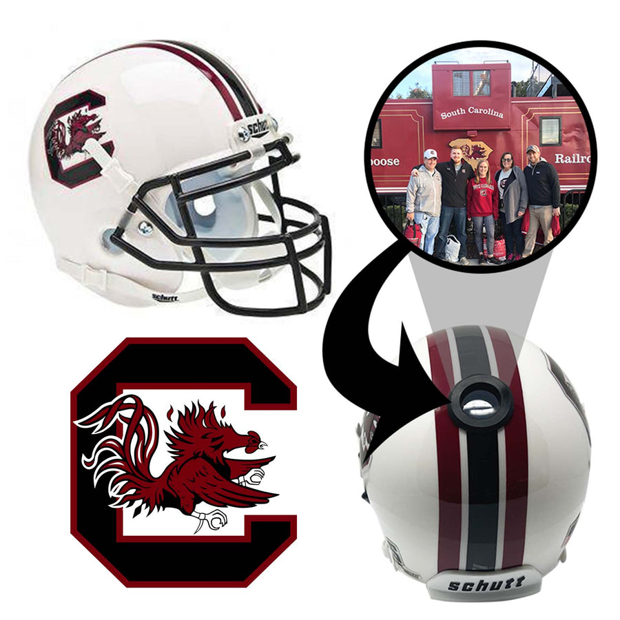 South Carolina Gamecocks College Football Collectible Mini Helmet - Picture Inside - FanzPix