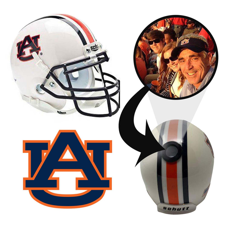 Auburn Tigers College Football Collectible Mini Helmet - Picture Inside - FanzPix