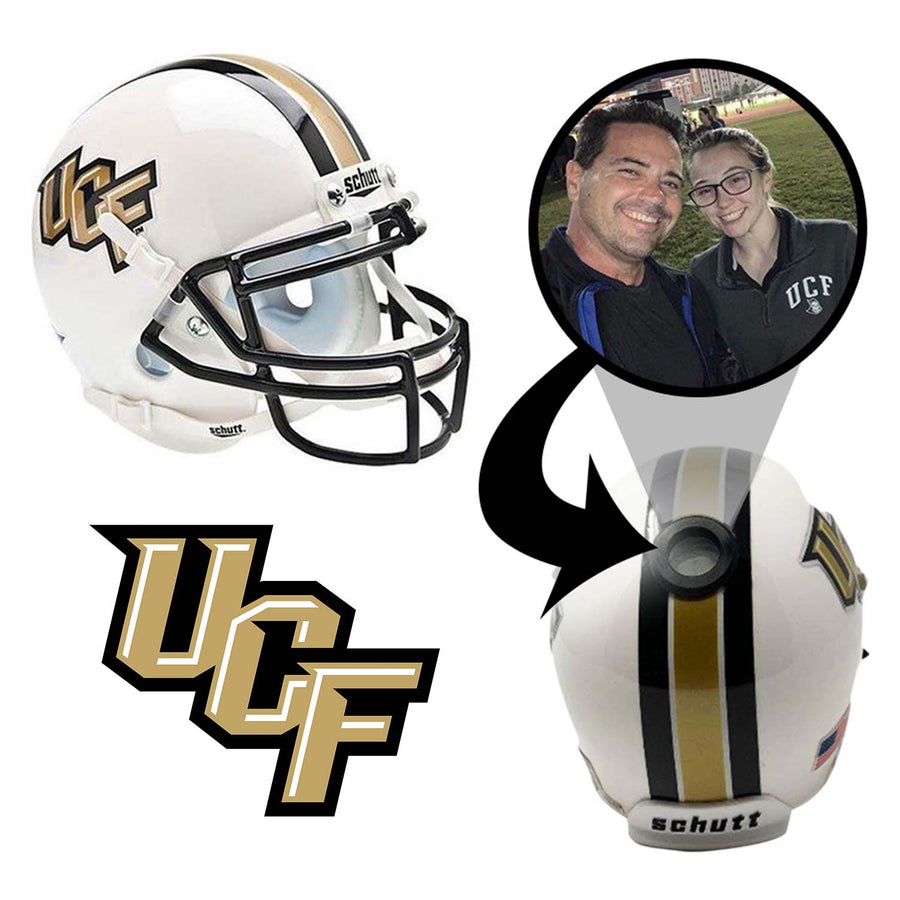 UCF Knights College Football Collectible Mini Helmet - Picture Inside - FanzPix