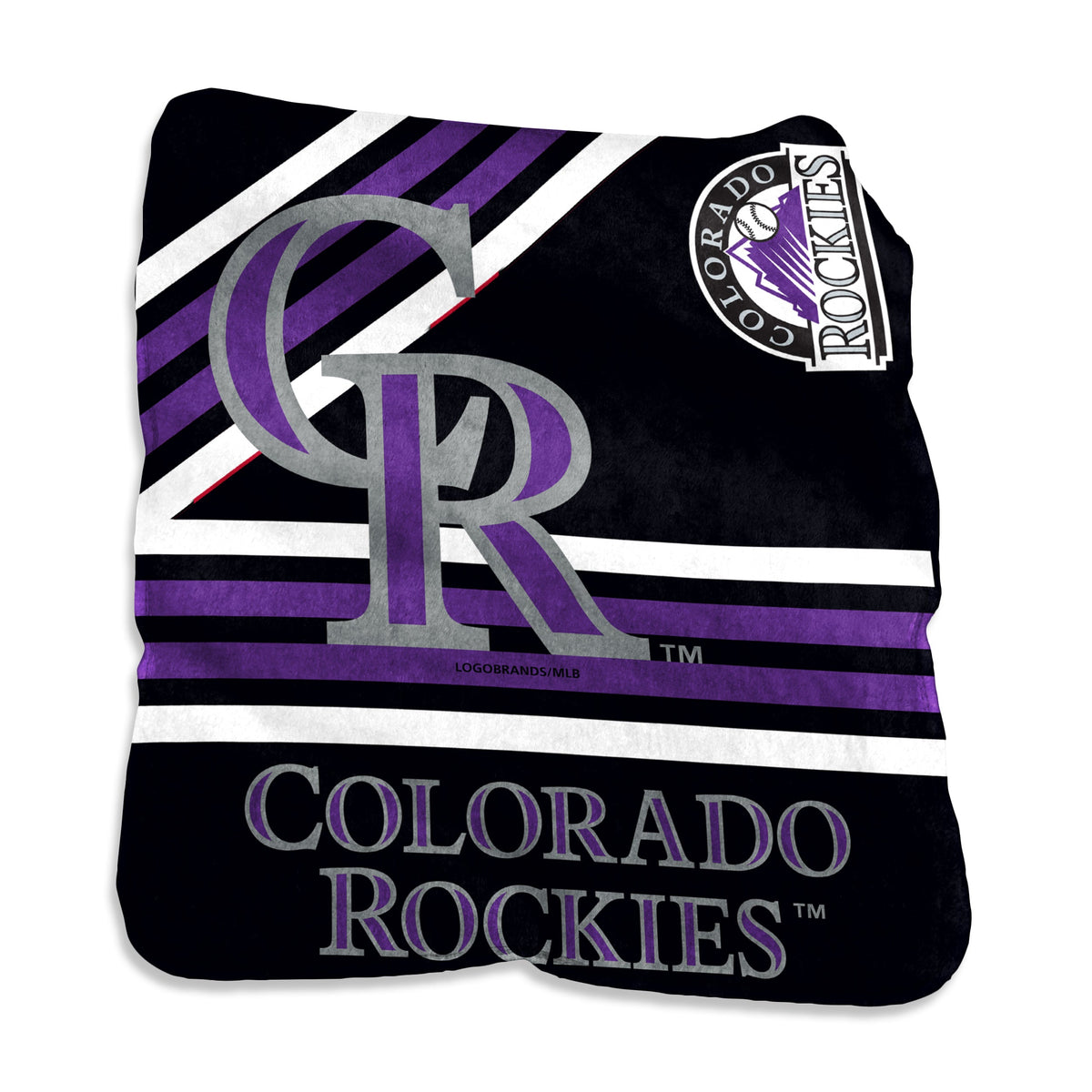 Fanz-Colorado Rockies-Rockies-Raschel-Throw-Blanket