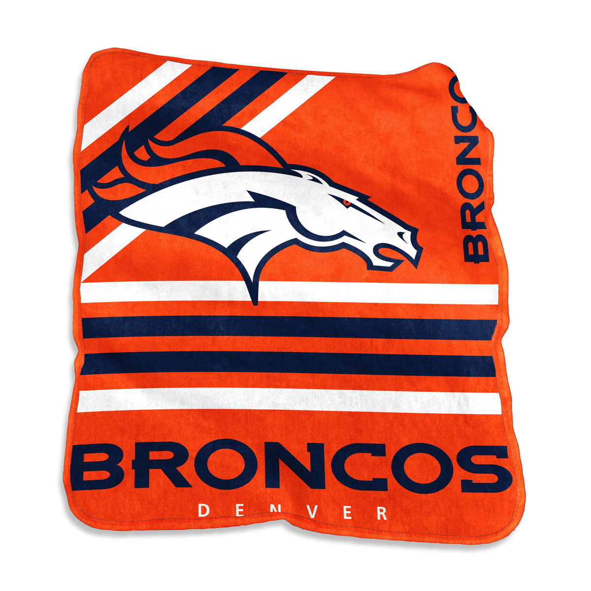 Fanz-Denver Broncos-Broncos-Raschel-Throw-Blanket