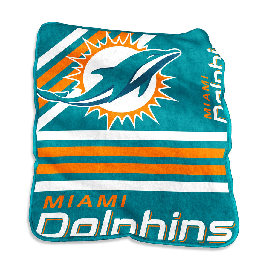 Fanz-Miami Dolphins-Dolphins-Raschel-Throw-Blanket