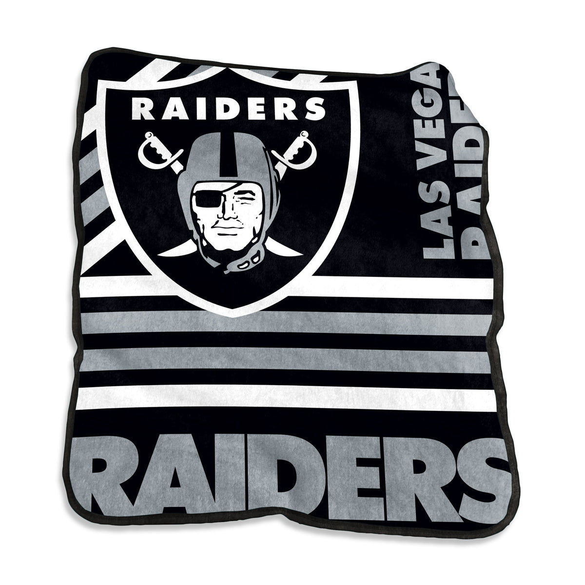 Fanz-Las Vegas Raiders-Raiders-Raschel-Throw-Blanket