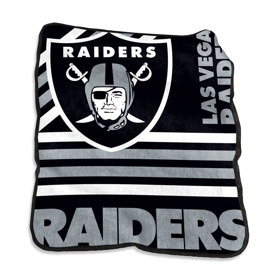 Fanz-Las Vegas Raiders-Raiders-Raschel-Throw-Blanket