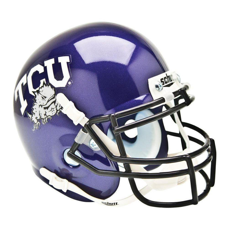 TCU Horned Frogs College Football Collectible Mini Helmet - Picture Inside - FanzPix