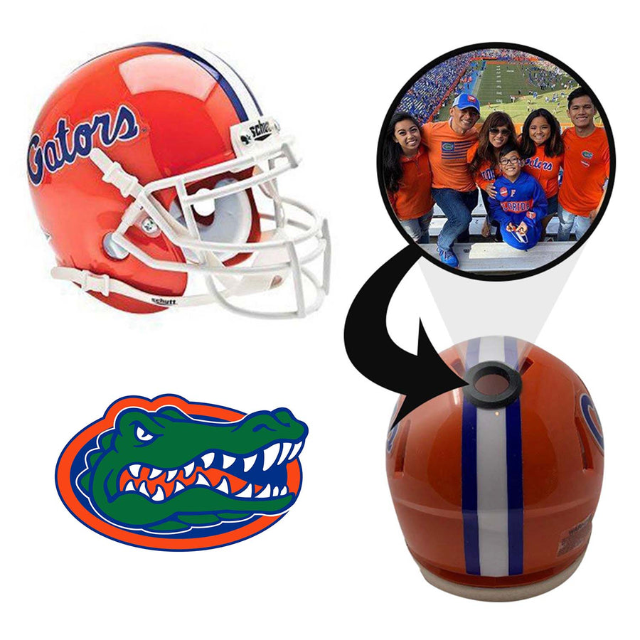 Florida Gators College Football Collectible Mini Helmet - Picture Inside - FanzPix