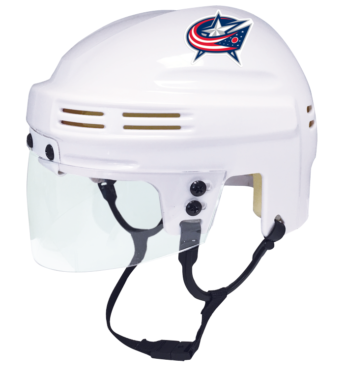 Columbus Blue Jackets - NHL Collectible Mini Helmet - Picture Inside - FanzPix