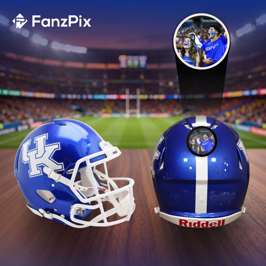 Kentucky Wildcats College Football Collectible Mini Helmet - Picture Inside