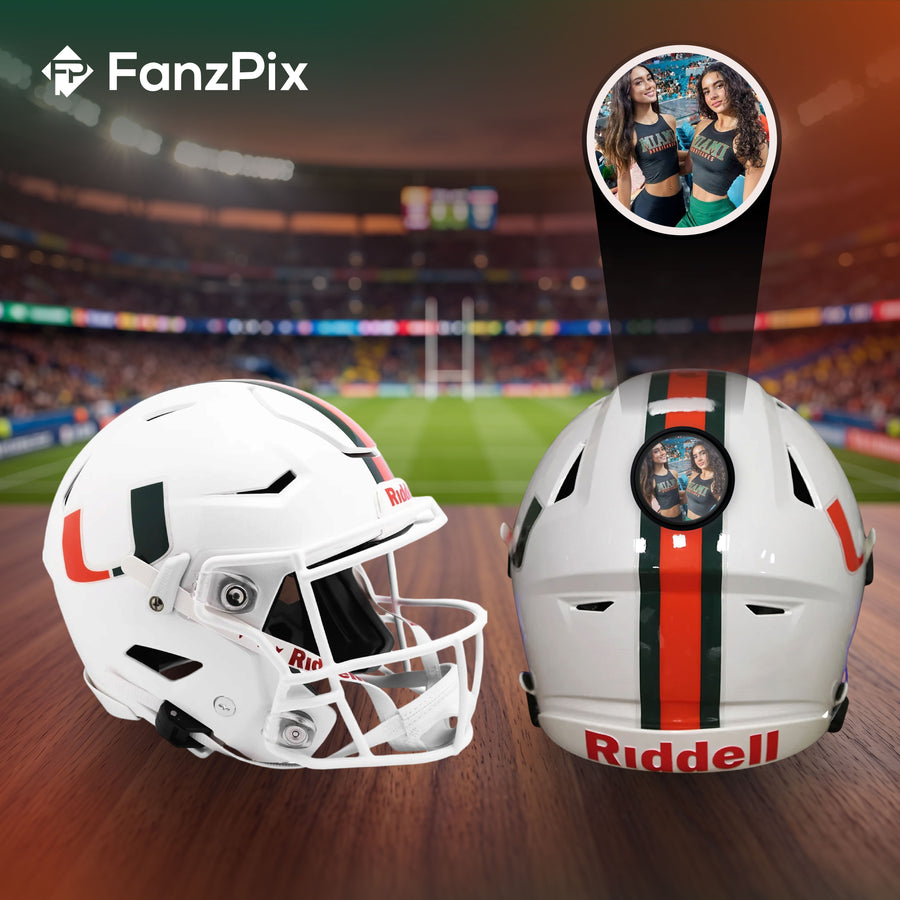 Miami Hurricanes College Football Collectible Mini Helmet - Picture Inside