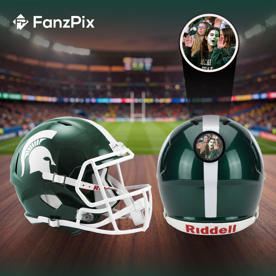 Michigan State Spartans College Football Collectible Mini Helmet - Picture Inside