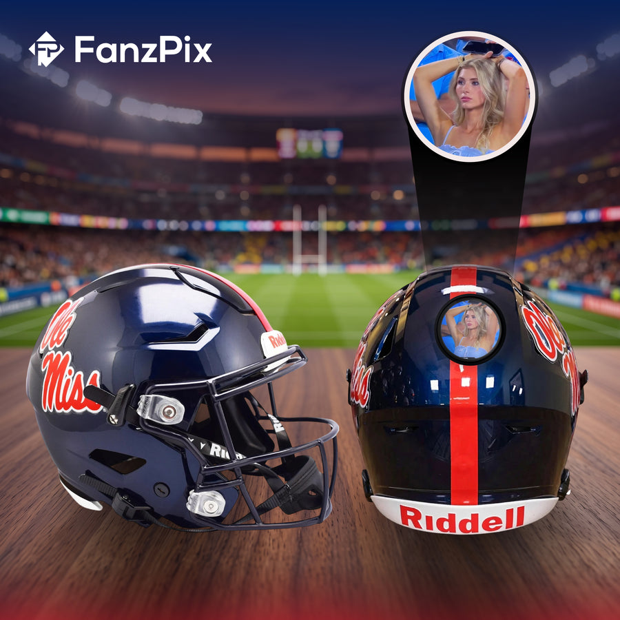 Ole Miss Rebels College Football Collectible Mini Helmet - Picture Inside - FanzPix