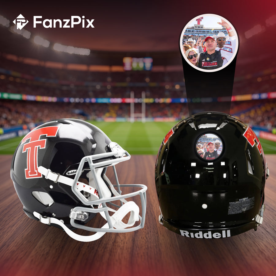 Texas Tech Red Raiders College Football Collectible Mini Helmet - Picture Inside - FanzPix