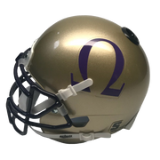 Omega Psi Phi Miniature Football Helmet - Picture Inside - FANZ Collectibles - Fanz Collectibles