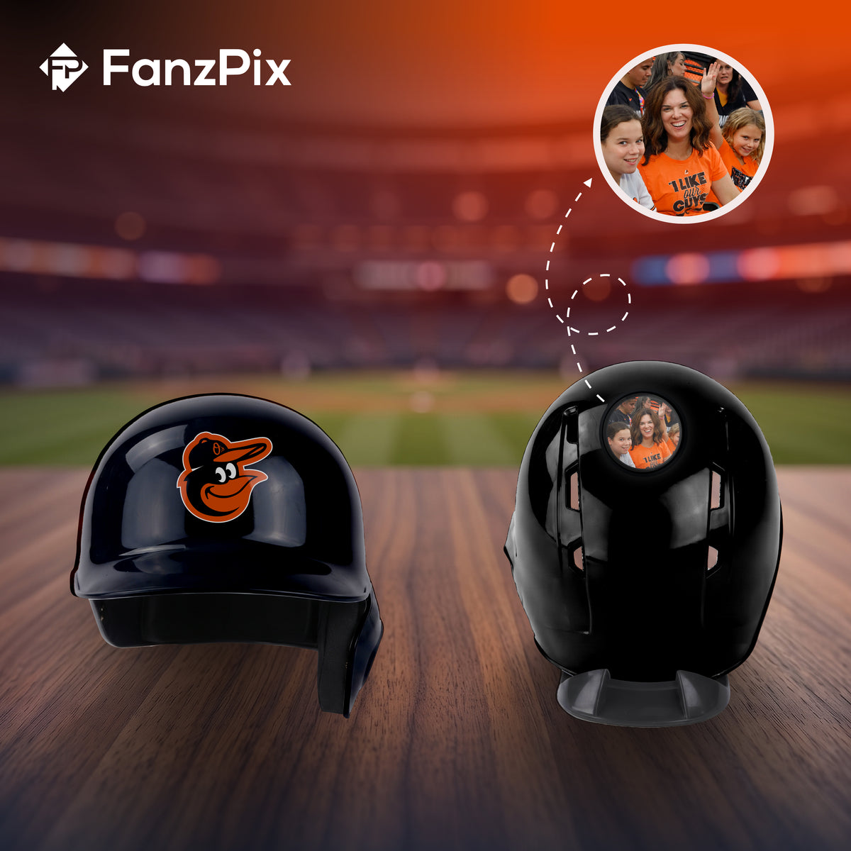Baltimore Orioles MLB Collectible Mini Batting Helmet