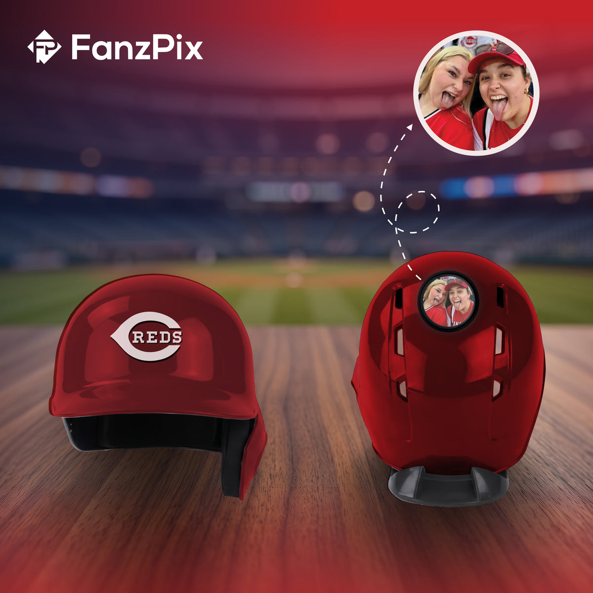 Cincinnati Reds MLB Collectible Mini Batting Helmet