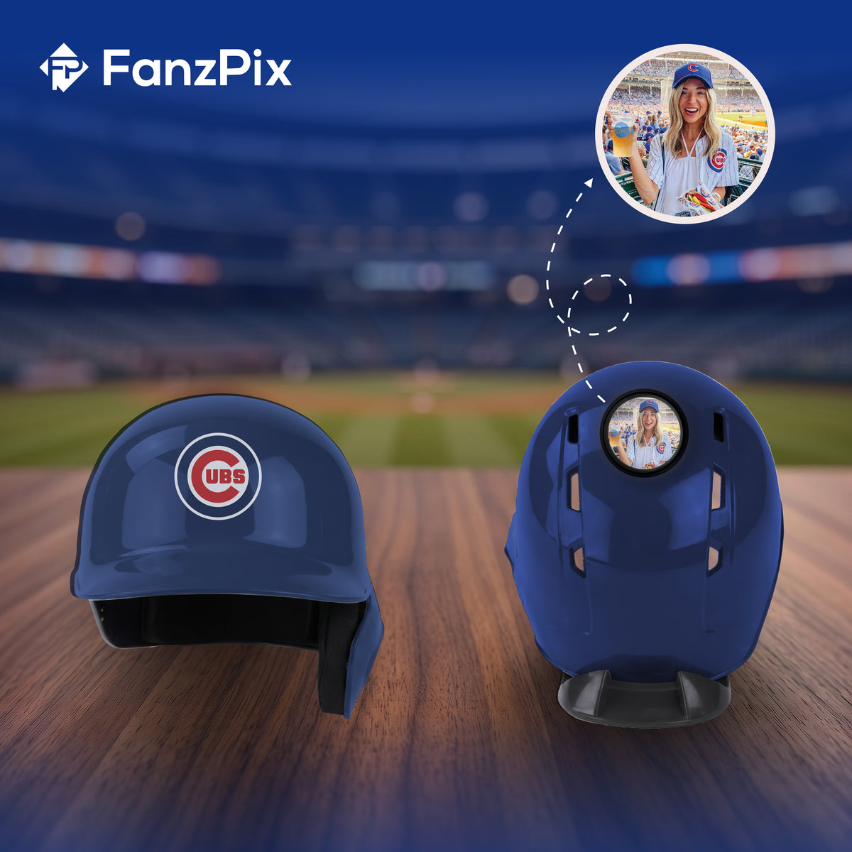 Chicago Cubs MLB Collectible Mini Batting Helmet