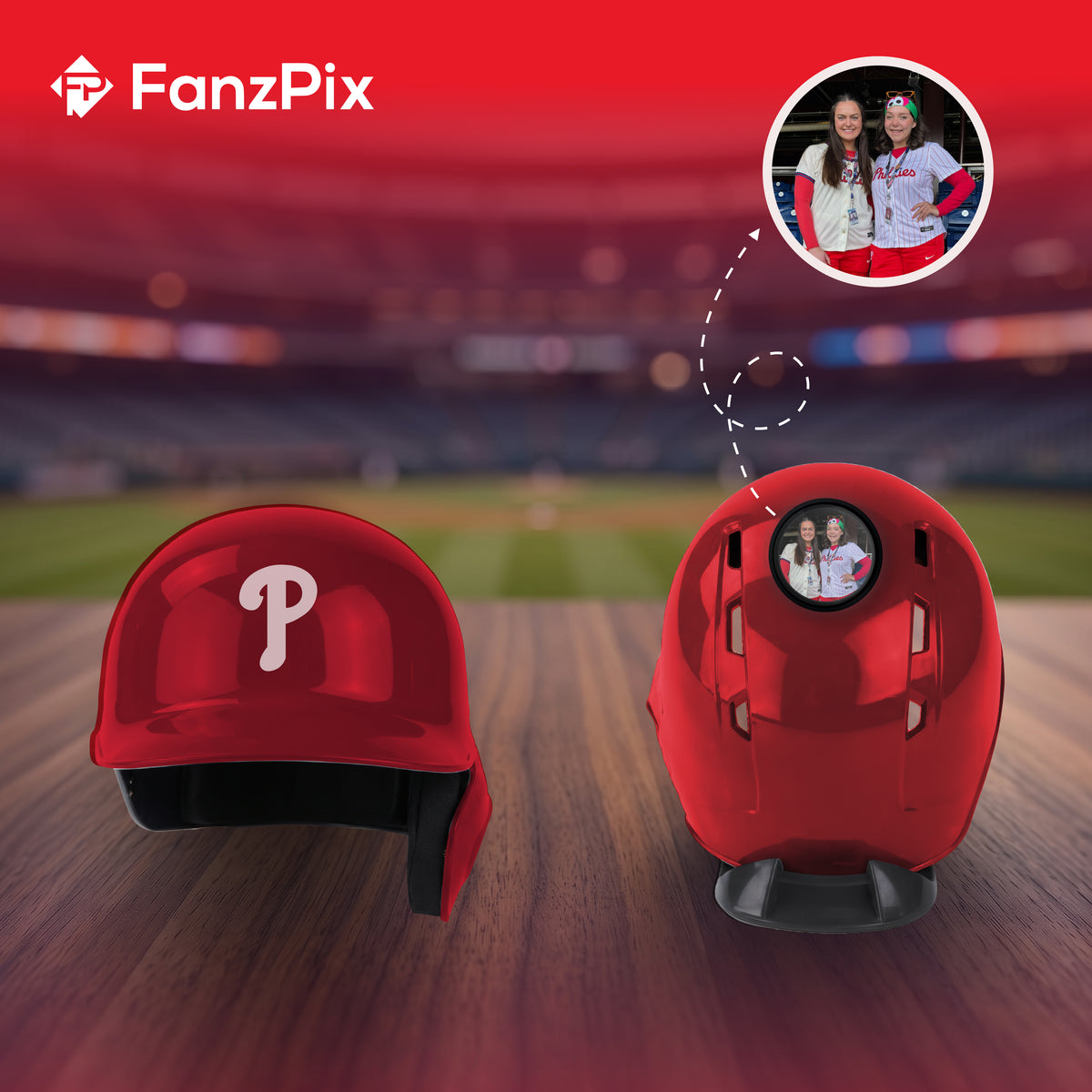 Philadelphia Phillies MLB Collectible Mini Batting Helmet
