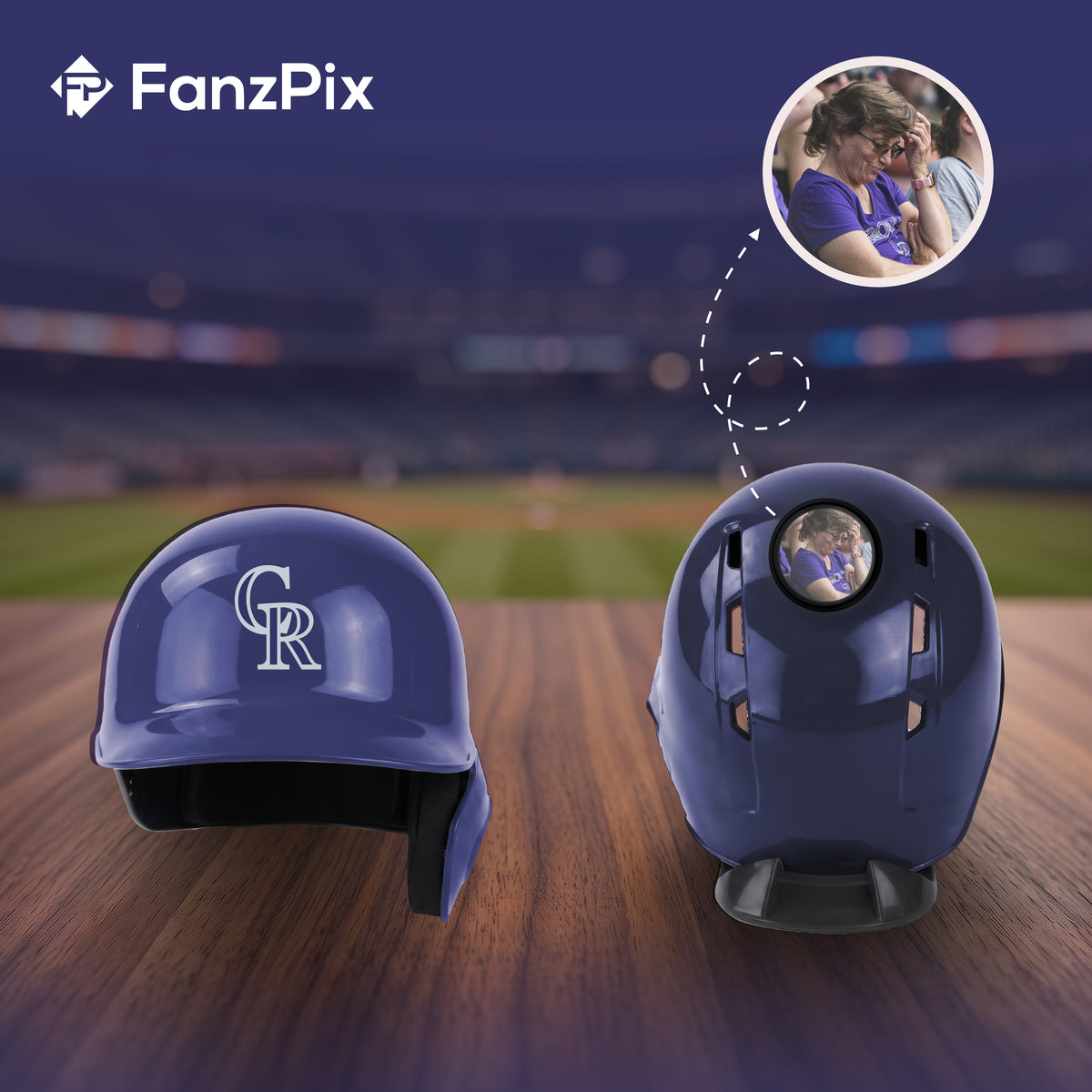 Colorado Rockies MLB Collectible Mini Batting Helmet