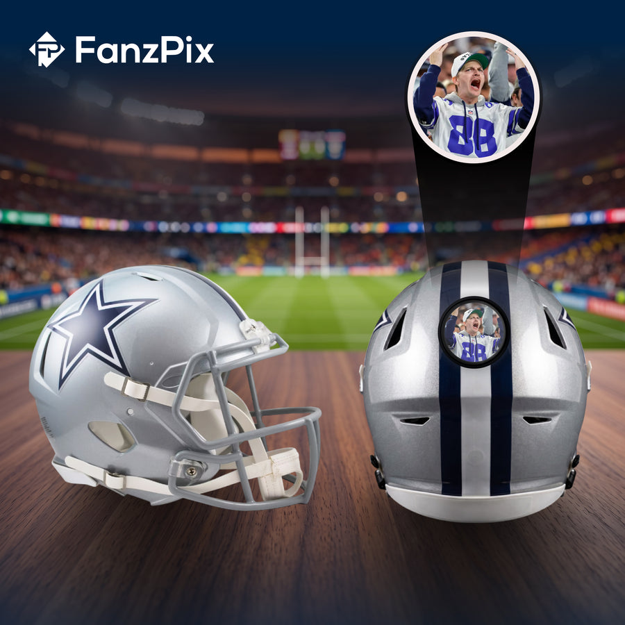 Dallas Cowboys NFL Mini Helmet - Picture Inside