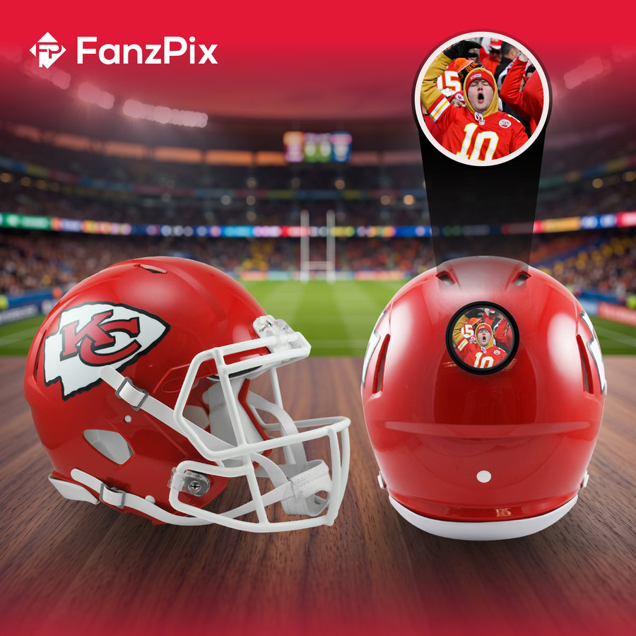 Kansas City Chiefs NFL Mini Helmet - Picture Inside