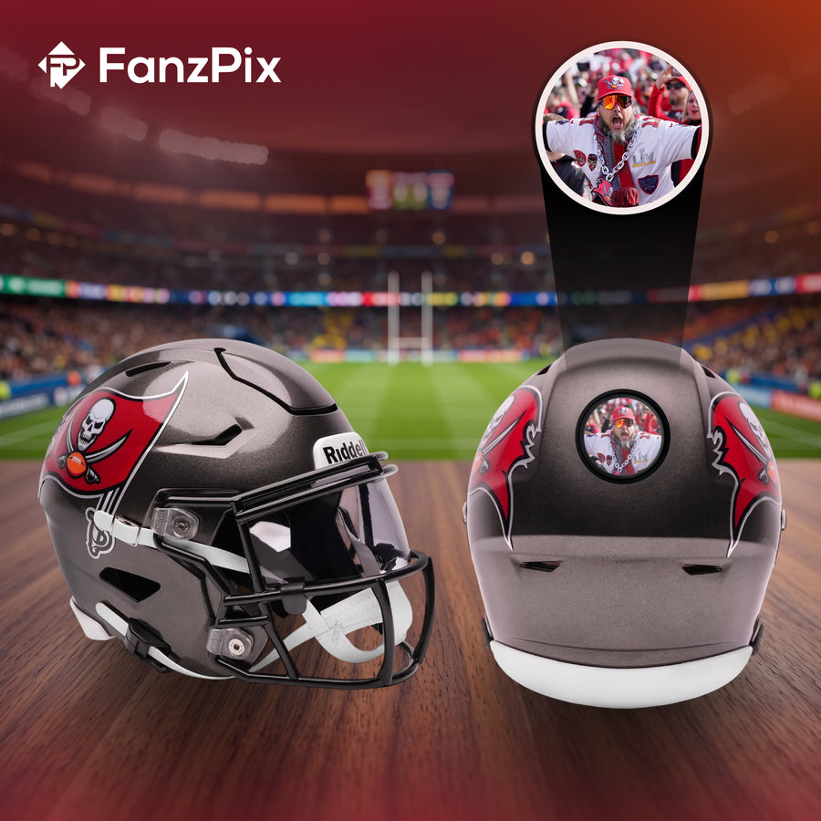 Tampa Bay Buccaneers NFL Mini Helmet - Picture Inside