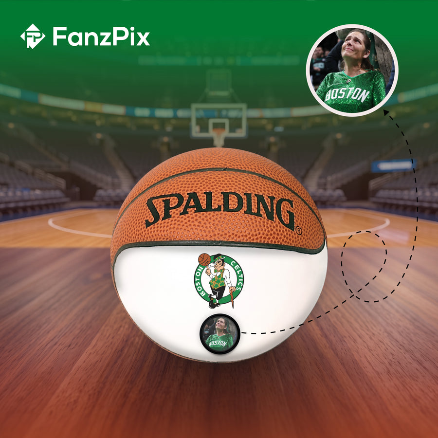 Celtics NBA Collectible Miniature Basketball - Picture Inside