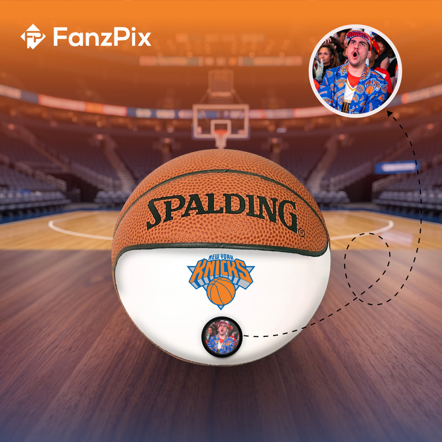 Knicks NBA Collectible Miniature Basketball - Picture Inside