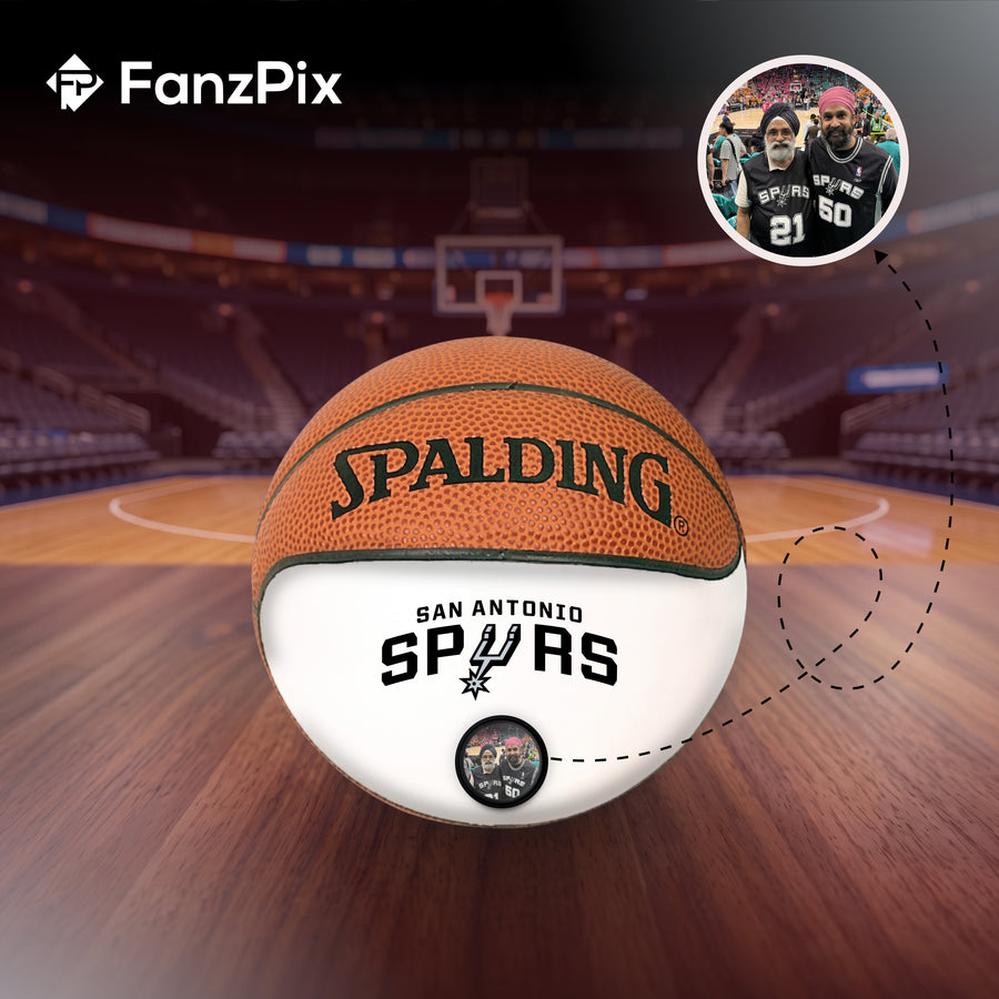Spurs NBA Collectible Miniature Basketball - Picture Inside