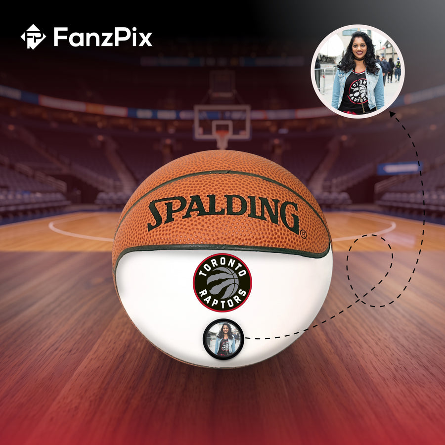 Raptors NBA Collectible Miniature Basketball - Picture Inside