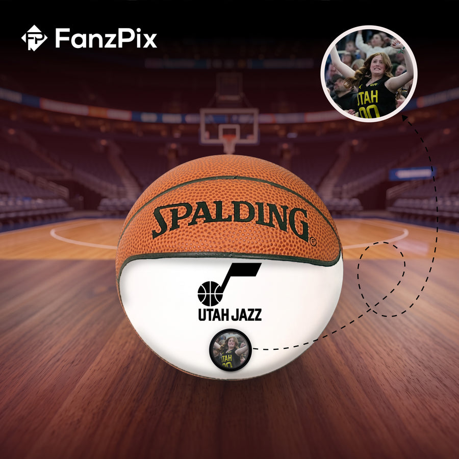 Jazz NBA Collectible Miniature Basketball - Picture Inside