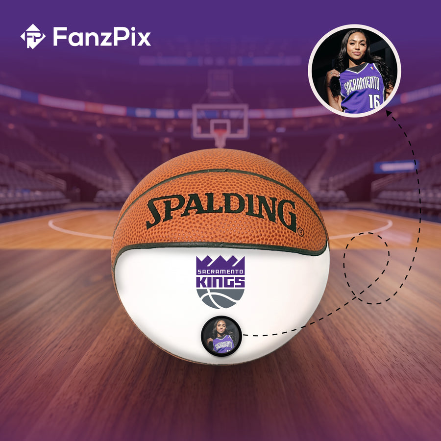 Kings NBA Collectible Miniature Basketball - Picture Inside
