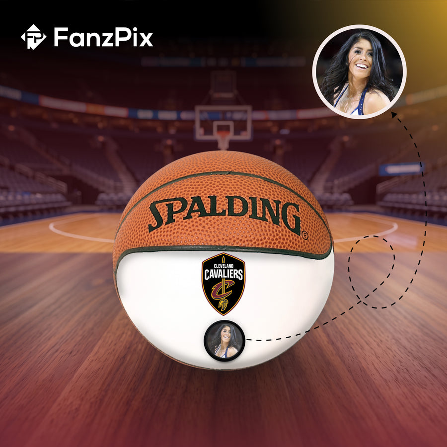 Cavaliers NBA Collectible Miniature Basketball - Picture Inside