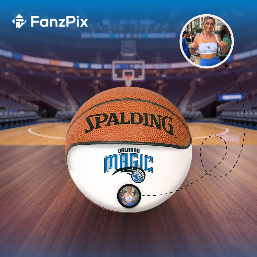 Magic NBA Collectible Miniature Basketball - Picture Inside