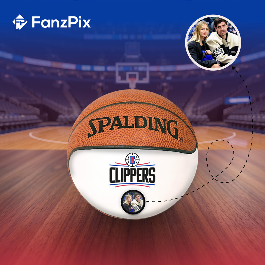 Clippers NBA Collectible Miniature Basketball - Picture Inside