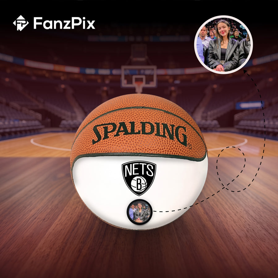 Nets NBA Collectible Miniature Basketball - Picture Inside