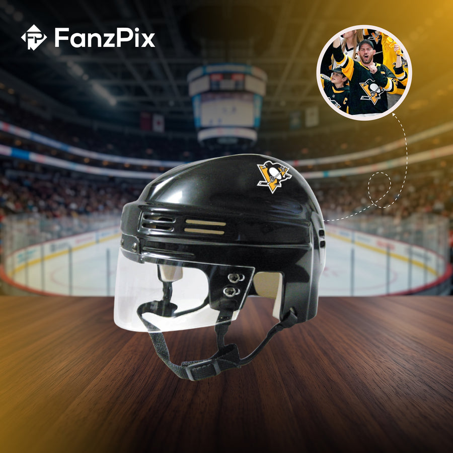 Pittsburgh Penguins - NHL Collectible Mini Helmet - Picture Inside - FanzPix