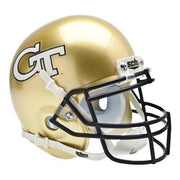 Georgia Tech Yellow Jackets College Football Collectible Schutt Mini Helmet - Picture Inside - FANZ Collectibles - Fanz Collectibles