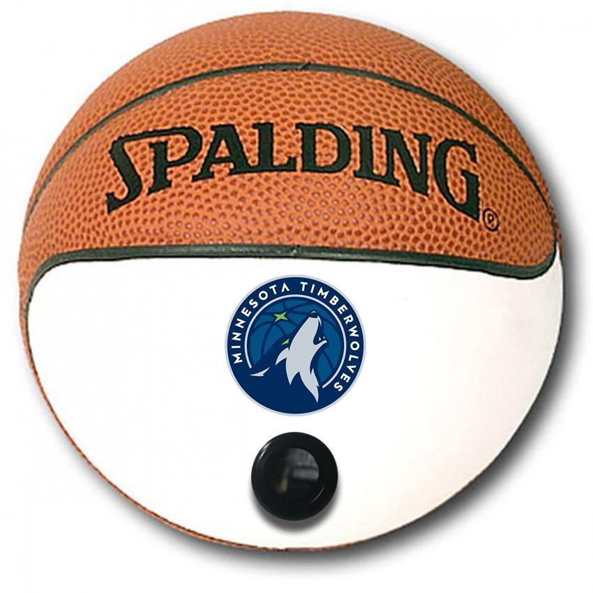 Timberwolves NBA Collectible Miniature Basketball - Picture Inside